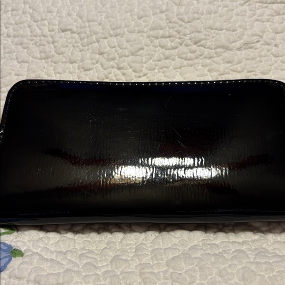 Elegant Black Clutch with Gold Accents - Picture 2 of 5